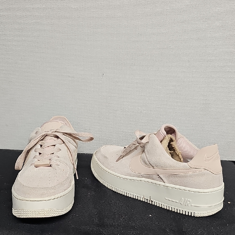 NIKE AF1 SAGE PARTICLE BEIGE PLATFIRM SNEAKERS BFPM-02-137